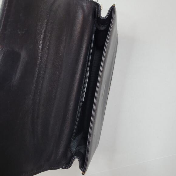 Caterina Lucchi Brown & Tan Italian Leather Shoulder Hand Bag Purse 8.5 x 5.5x 2 - Picture 6 of 7